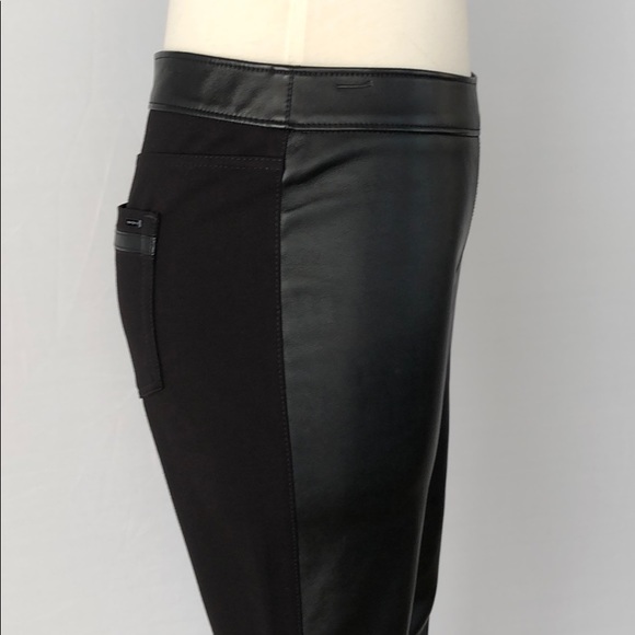 WHBM Vegan Leather Front Leggings Size 0 - Picture 12 of 15